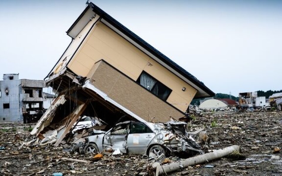 Jordskjelvet som utløste tsunamien i 2011 ble målt til styrke 9 på Richter-skalaen. Slik så det ut i et av de rammede områdene. Foto: iStockphoto