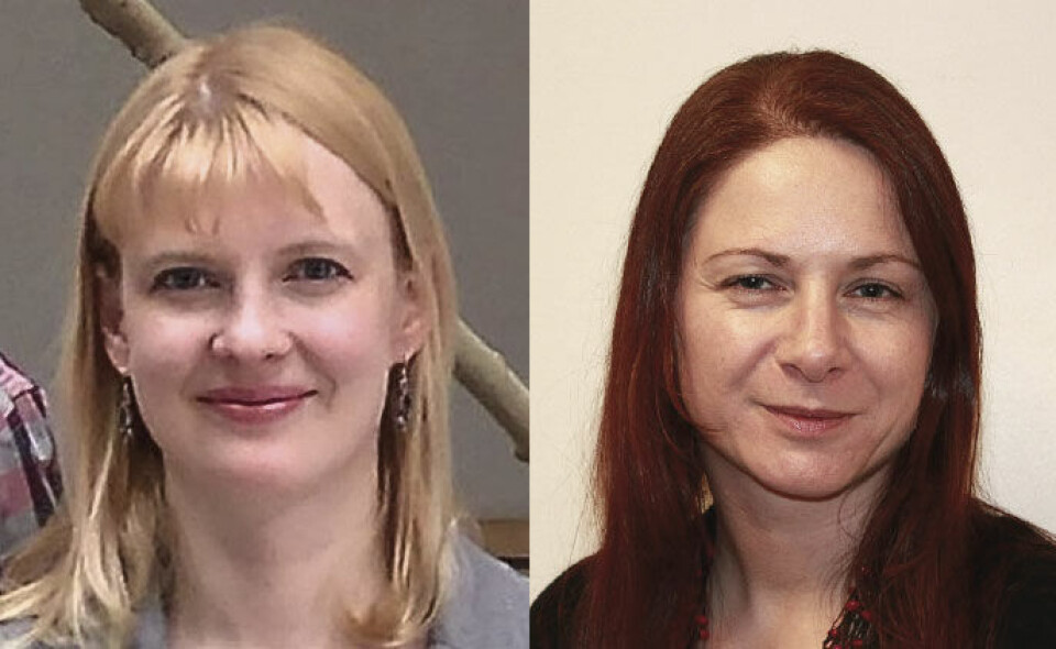 Forskerne Maria Averina og Sandra Huber fra Universitetssykehuset Nord-Norge foreslår å screene nye blodgivere for bly. (Foto: UNN)