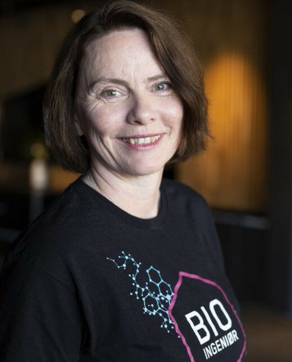 Margrete Tennfjord, politisk rådgiver i BFI, er i disse dager i ferd med å ferdigstille en rapport om behovet for bioingeniører. Foto: Annette Larsen.