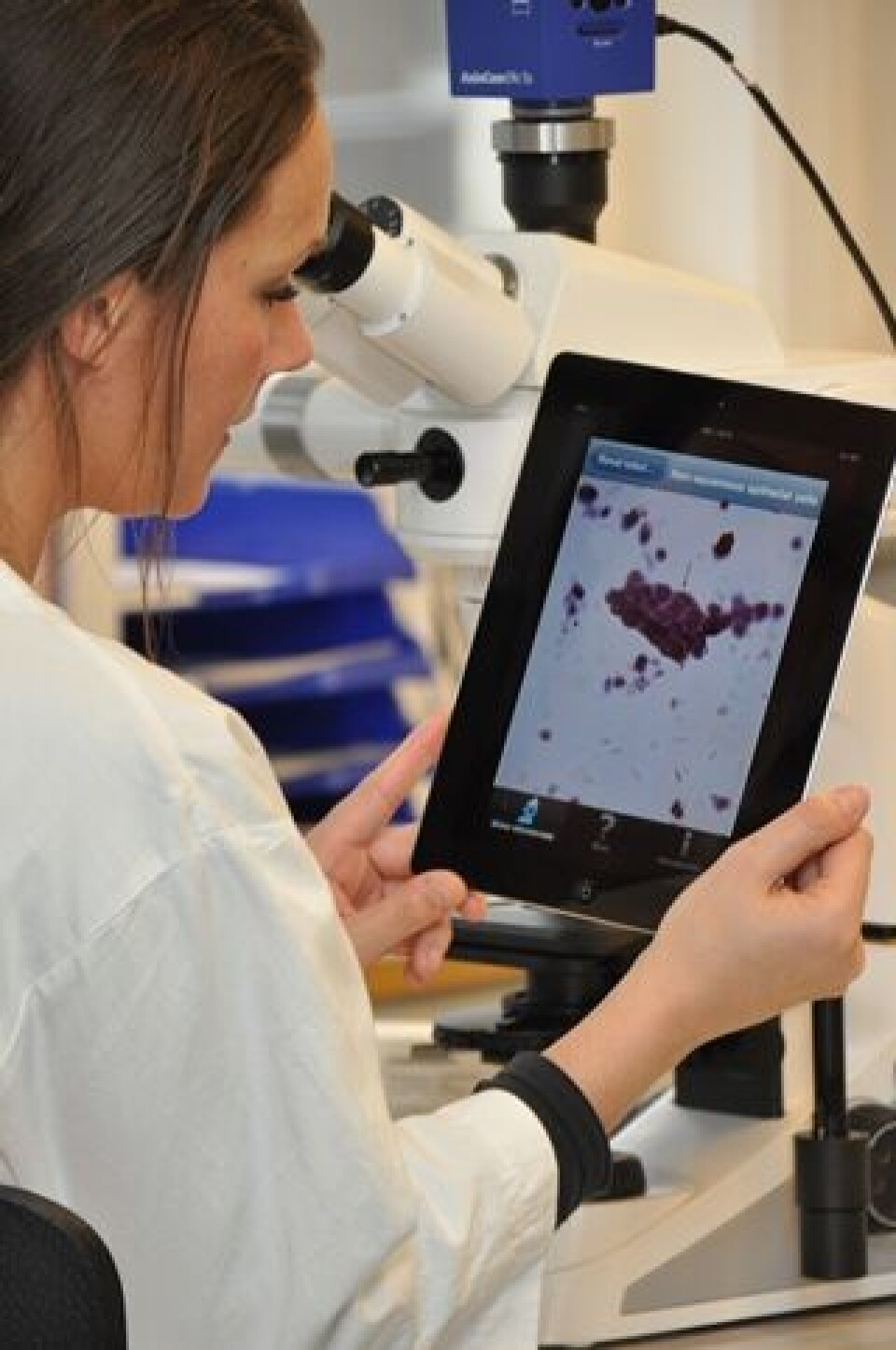 Bioingeniør Heidi Andersen har vært sentral i Diakonhjemmets urinmikroskopi-satsing. Arkivfoto: Svein Arild Nesje-Sletteng Bioingeniør Heidi Andersen har vært sentral i Diakonhjemmets urinmikroskopi-satsing. Arkivfoto: Svein Arild Nesje-Sletteng