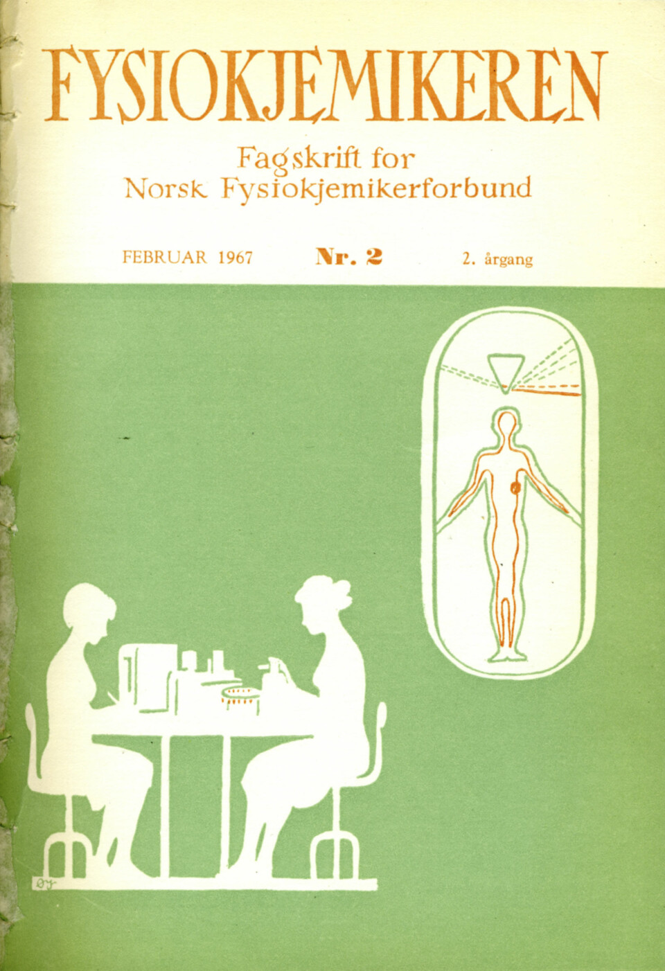 Slik så Fysiokjemikeren ut de første årene.