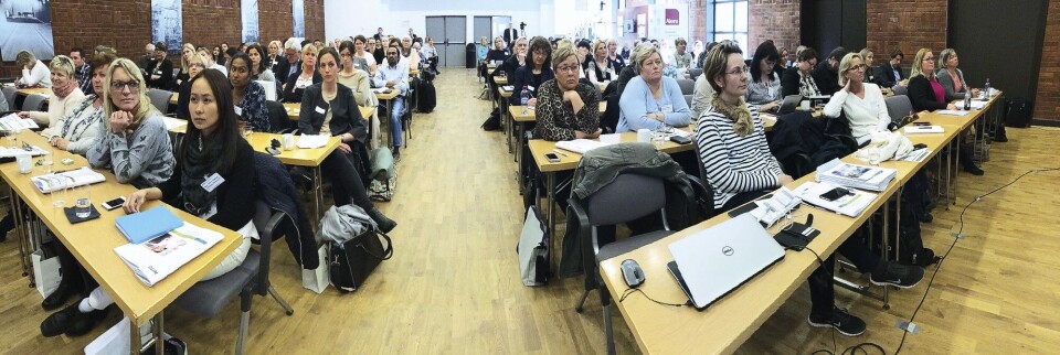 Fullt hus på BFIs debatt om selvtesting. Debatten fant sted på Bioingeniørdagen, onsdag 15. april.
