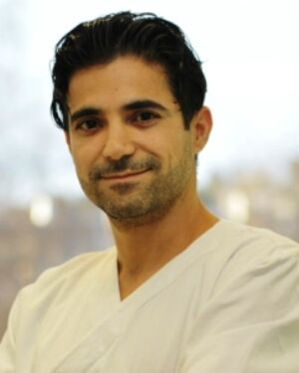 Arsalan Moghen. Foto: Frode Nikolaisen, St. Olavs Hospital Arsalan Moghen