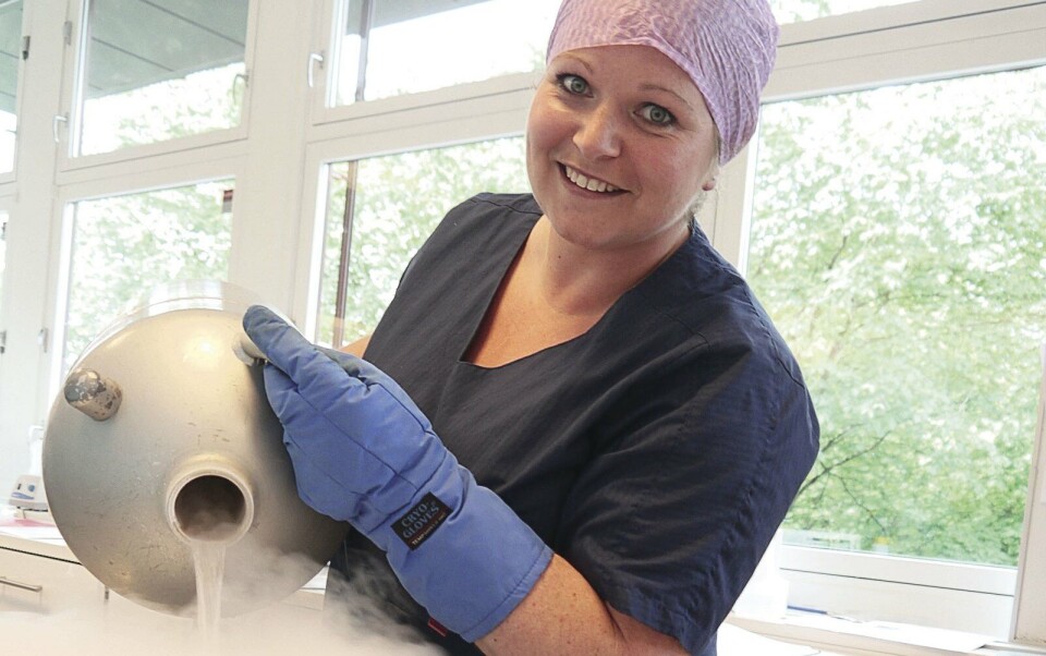 - Det er stor enighet ved de norske IVF-klinikkene om at eggdonasjon og oocyttfrys må tillates, sier Brit Randi Jonassen. Selv jobber hun på IVF-klinikken i Oslo. Foto: Grete Hansen.