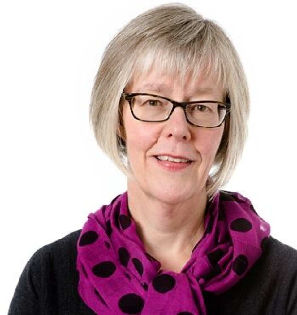 Statssekretær Anne Grethe Erlandsen (H) sier at Postens ekspresstjenester og egne henteruter må bli tatt i bruk for å kompensere for bortfall av postombæring på lørdager til et eventuelt nytt system er tilgjengelig. (Foto: Bjørn Stuedal) Statssekretær Anne Grethe Erlandsen (H)