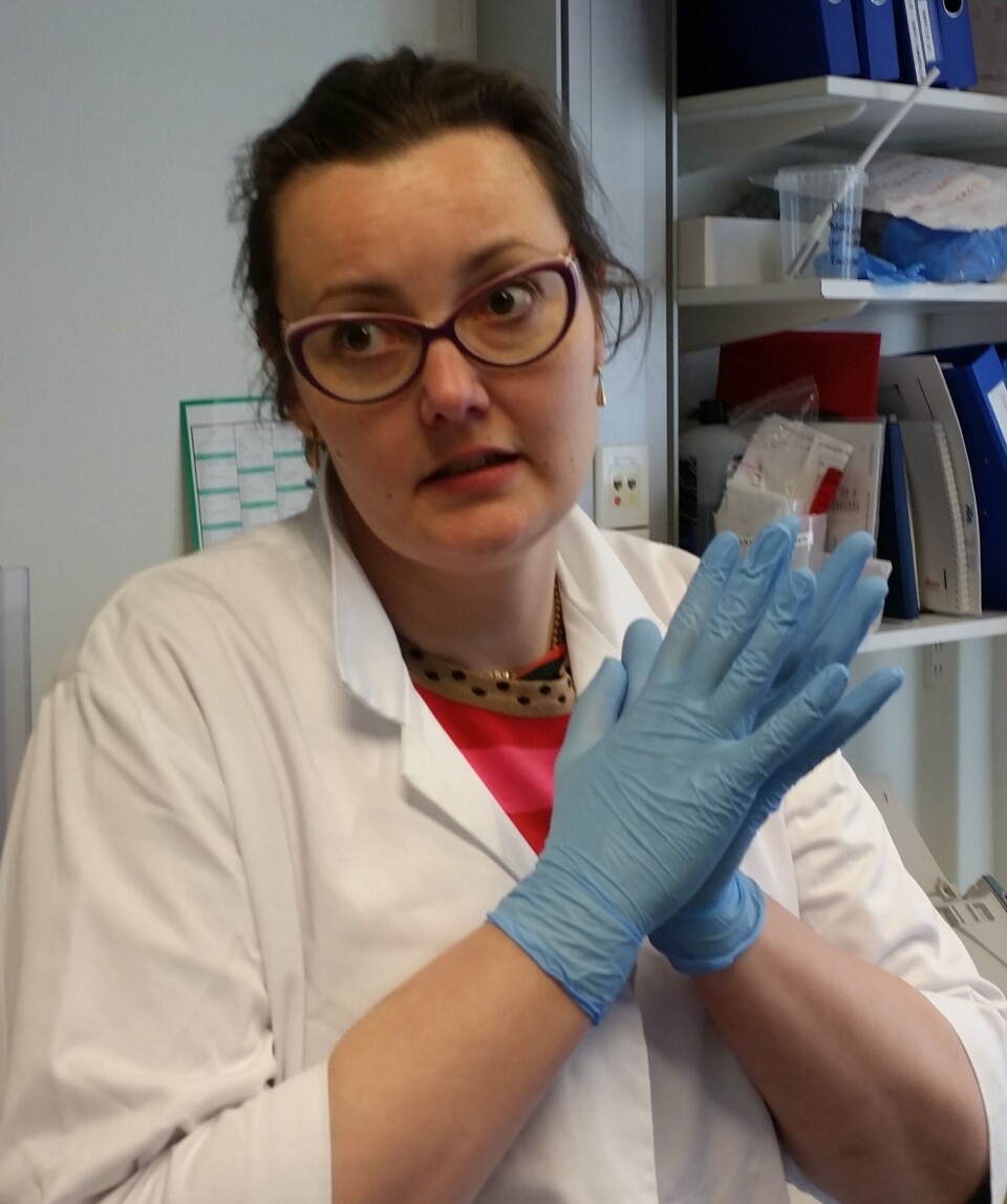 Liza Lyng, en av fem bioingeniører ved St. Olavs Hospital som gjør makrobeskjæring, har ledet prosjektet om oppgavedeling i patologi.