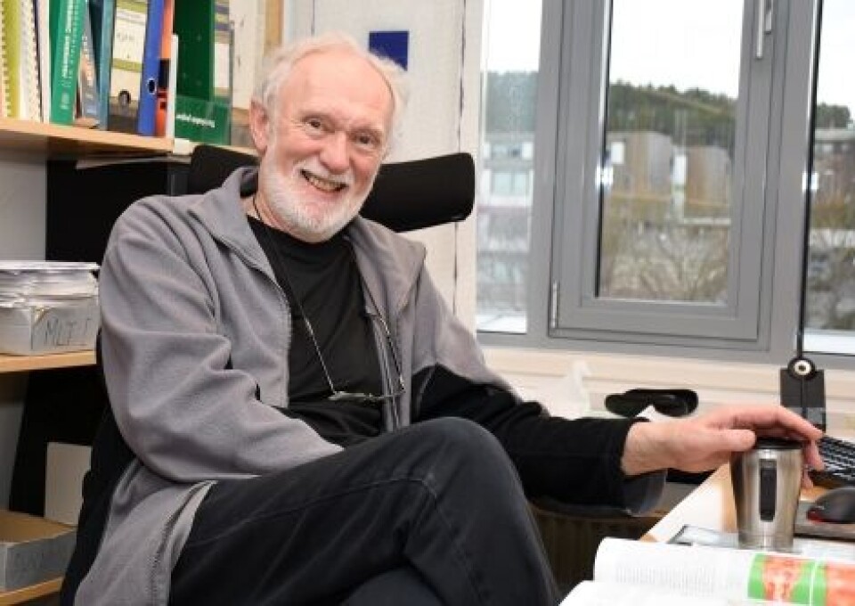 Høgskolelærer Willy Sæther ved NTNU Ålesund gleder seg over at mange gutter har søkt seg til utdanningen. Han håper det blir en trend. Foto: Guro Waksvik
