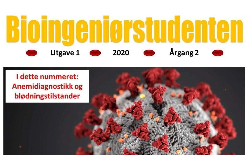 'Bioingeniørstudenten' publiseres både på nett og papir. Dette er historiens andre utgave. Det handler om ulike former for anemi.