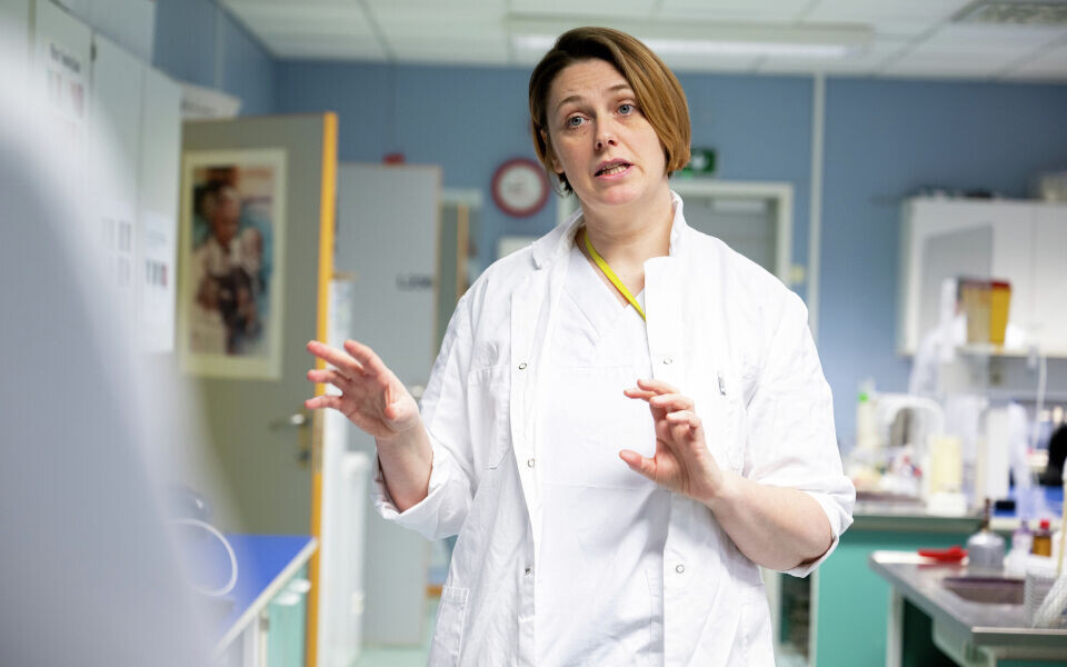 - Vi har allerede begynt å miste kritisk kompetanse blant bioingeniørene sier BFIs fagstyreleder, Kaja Marienborg. Foto: NITO