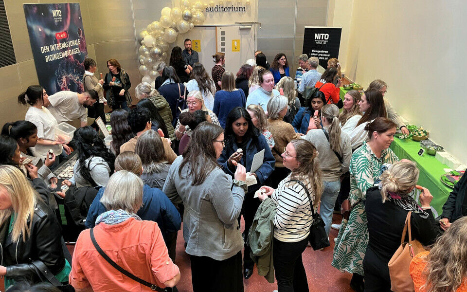 15. april samlet BFI rundt 150 bioingeniører og studenter til feiring av bioingeniørdagen. Foto: Svein A. Liljebakk