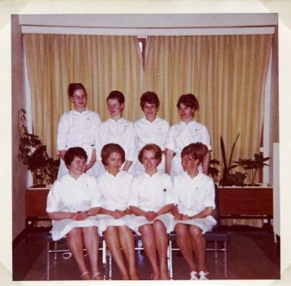 Fysiokjemikerstudenter (gammel yrkestittel for bioingeniører) anno 1968... Bioingeniørstudenter på 1960-tallet.