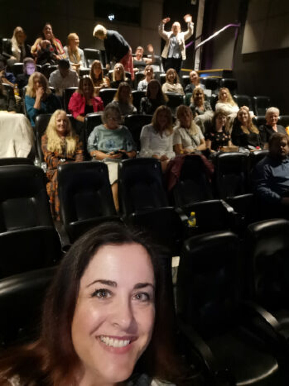 Astrid Bell gikk i bresjen for å få til en egen visning av filmen for bioingeniørene. Foto: Privat