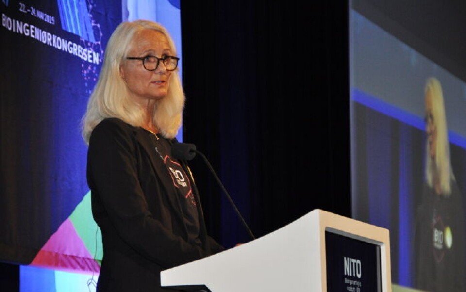 Rita von der Fehr, BFIs fagstyreleder, åpnet kongressen. Foto: Svein A. Liljebakk