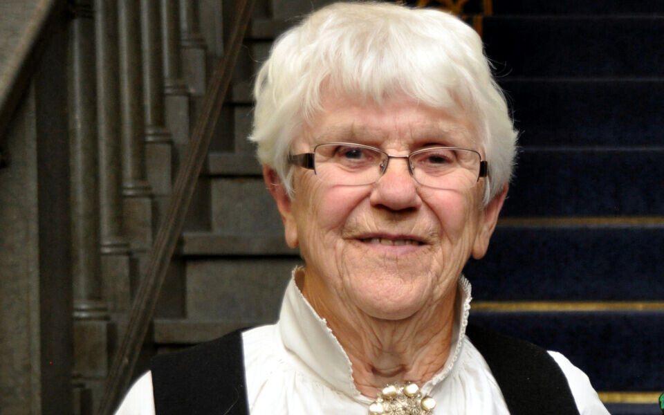 Solveig Sannes døde 30. juni 2024, 99 år gammel. Hun var en av Norges aller første bioingeniører. Arkivfoto: Svein A. Liljebakk