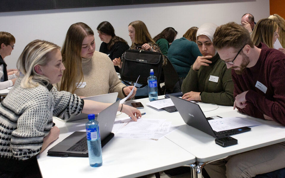 I slutten av januar var det samling på HVL for de 32 studentene på masteremnet i hematologi. Slike samlinger går over to til fire dager.