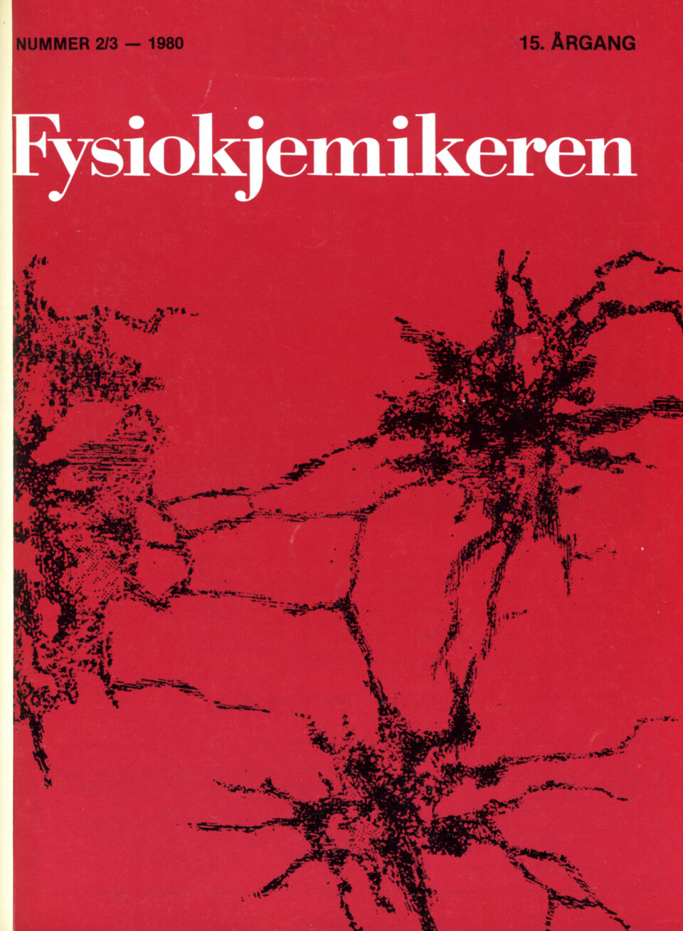 1980: Fysiokjemikeren har fått nytt format og ny forside. Forside Fysiokjemikeren