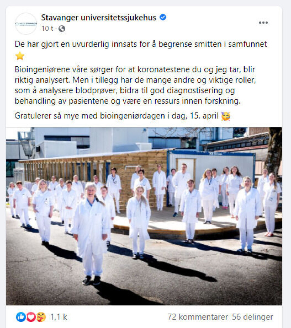 Bioingeniører ved Stavanger universitetssjukehus