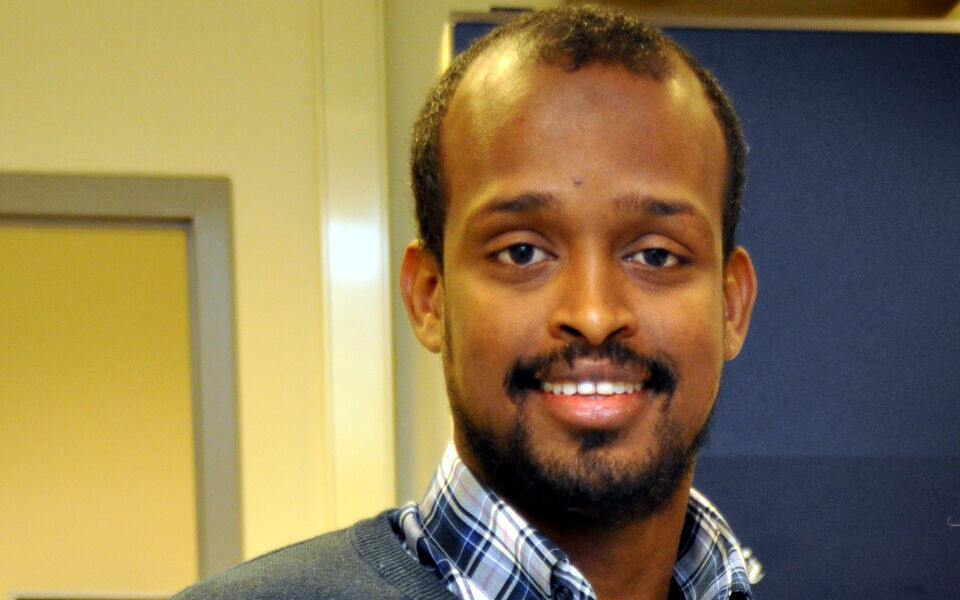 Mahad Mahamud jobbet i flere år som bioingeniør på Oslo universitetssykehus. Bildet er tatt i 2017, før den første rettssaken hvor han forsøkte å få tilbake statsborgerskapet. Arkivfoto: Svein A. Liljebakk