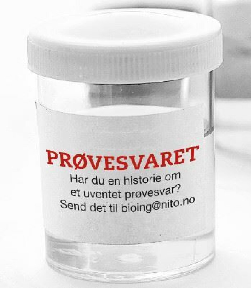 'Prøvesvaret' er en ny spalte i Bioingeniøren. Vi oppfordrer leserne til å bidra med sine historier om uventede prøvesvar.