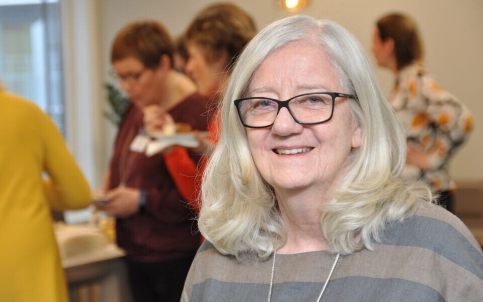 En veteran i bioingeniørenes tjeneste takker av - Patricia Ann Melsom er blitt pensjonist. Foto: Svein Arild Nesje-Sletteng