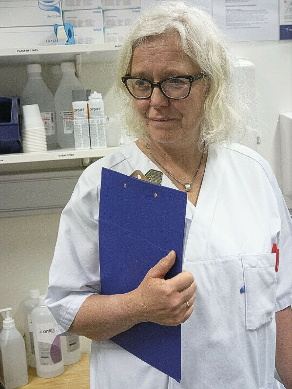 Martha Berge er hovedansvarlig for praktisk eksamen første studieår. Foto: Grete Hansen