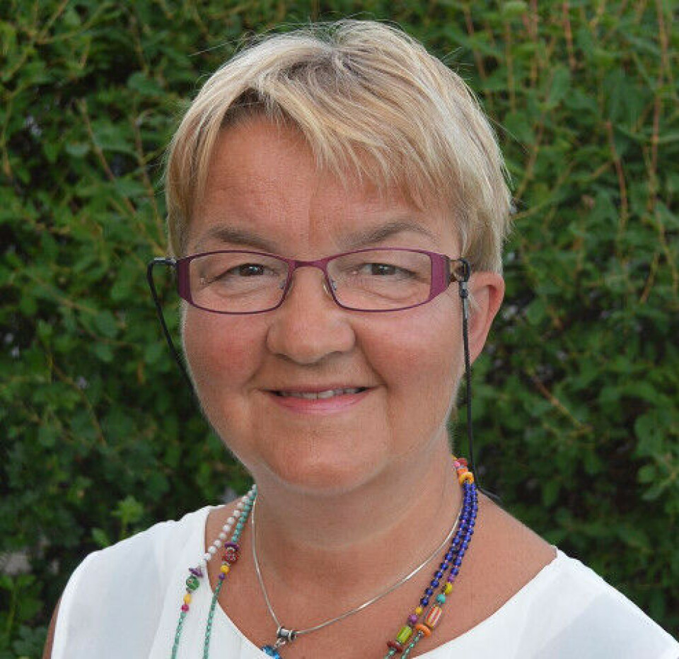 Kirsti Hokland er fornøyd med at bioingeniørutdanningen i Tromsø kan skilte med høyest poenggrense i år. Foto: Aksel Johansen