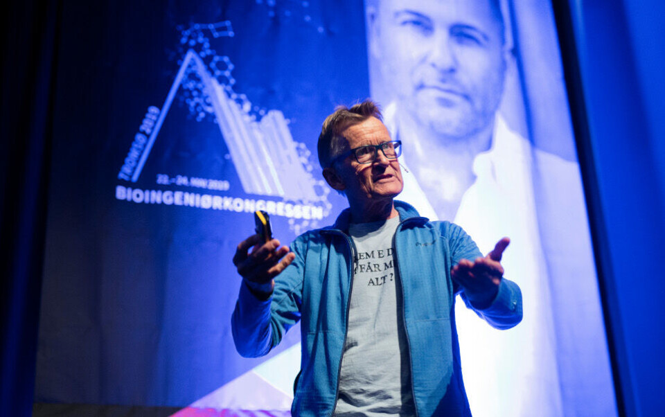 Mats Gilbert ber bioingeniørene om å se sin rolle i det lokale helseteamet – ikke bare i Norge, men også globalt. Foto: Annette Larsen