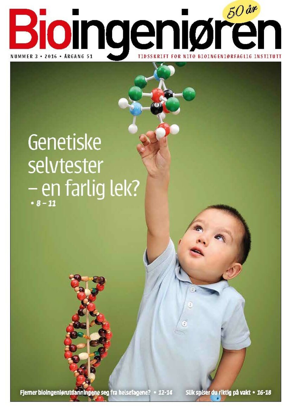3/16: Genetiske selvtester - en farlig lek? Bioingeniøren 3, 2016