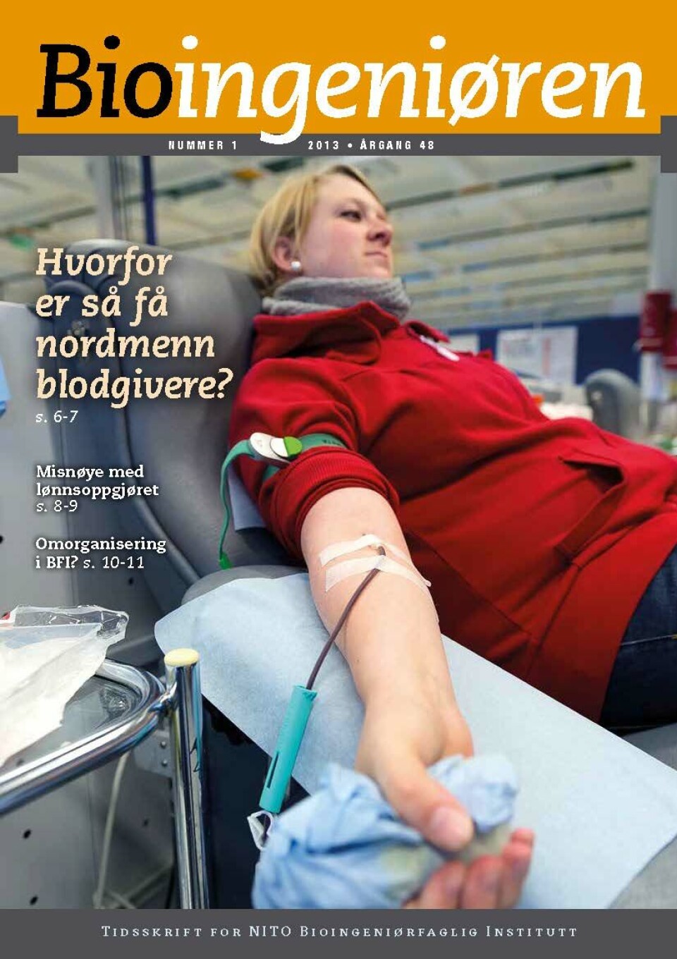 1/13: Få nordmenn gir blod