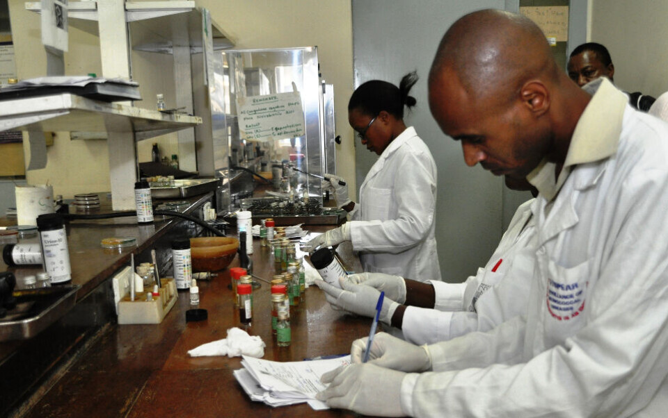 Biomedicinska analytiker worldwide kan med sin kompetens bidra till förebyggande arbete hos barn, vuxna och äldre. Här från ett sjukhus i Nairobi. Foto: Svein A. Liljebakk.