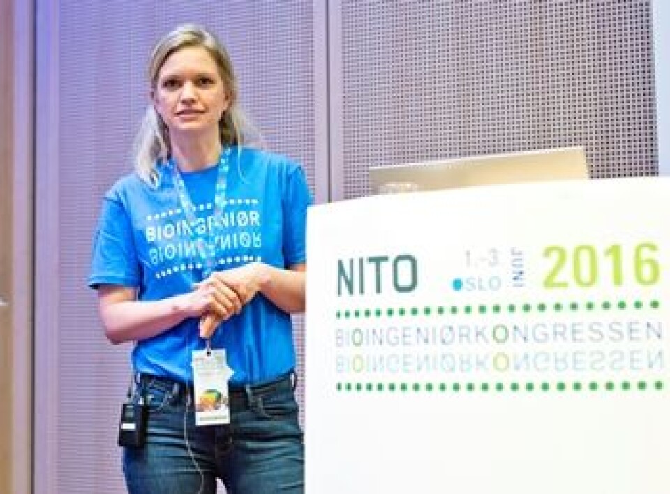 Runa Marie Grimholt, doktorgradsstipendiat og bioingeniør med spesialistgodkjenning. Runa Marie Grimholt