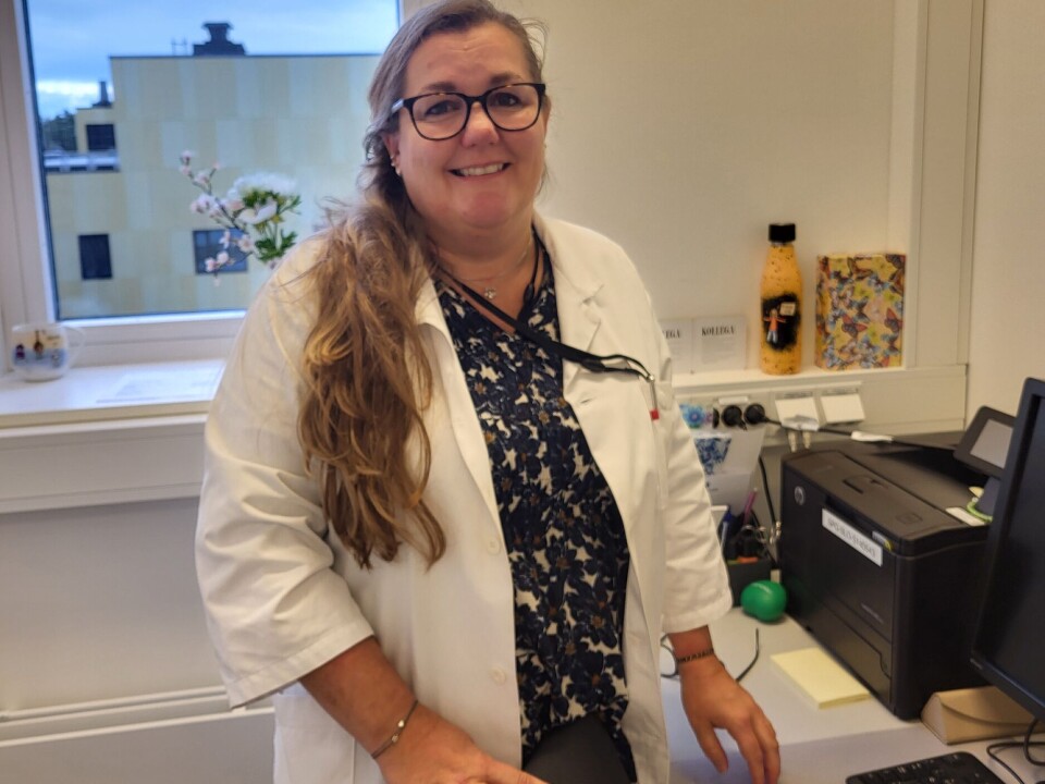 Mona Pedersen Unnerud er seksjonsleder for Blodbanken Østfold. De står for over 60 prosent av alt plasma tappet via aferese i Norge.