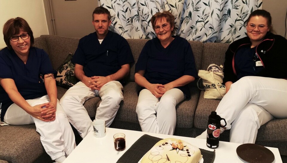 På Helgelandssykehuset Mosjøen koste de ansatte seg med lukket valnøtt, takket være Leidis Trongmos kryssordferdigheter. Leidis Trongmo. Kryssordvinner ved Helgelandssykehuset Mosjøen