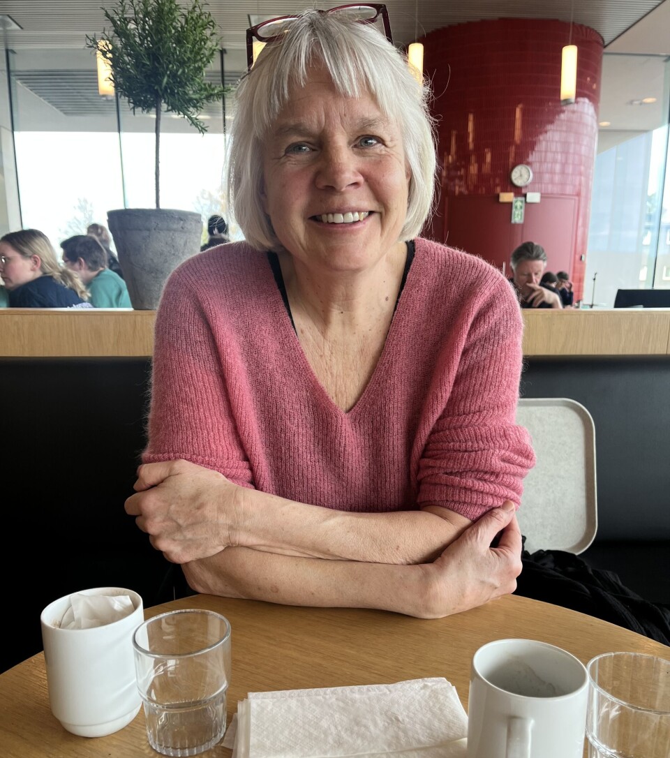 - Jeg er ikke typen som må snakke fag på fest. Tvert imot. Det finnes mye annet interessant å diskutere, fastslår Anita Blomfeldt. Anita Blomfeldt