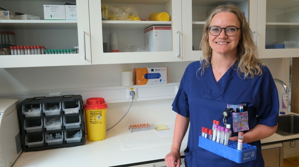 Linn Holstad trivst godt på den nyoppretta forskingsposten på Hjelset. Linn Holstad, bioingeniør ved forskingsposten på Hjelset