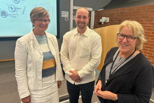 Sykehuset Innlandet er landets andre Kloke-valg-sykehus Magnus Andreas Rognlien Husøy, administrerende direktør i Sykehuset Innlandet, Alice Beathe Andersgaard (t.h.), og direktør medisin og helsefag, Ellen Henriette Pettersen