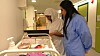 Student i praksis, Aicha Ali, og veileder på Diakonhjemmet sykehus, Sarvini Selladurai.