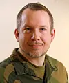 Kristian Elden, kommanersersjant og kommunikasjonssjef i Forsvarets sanitet